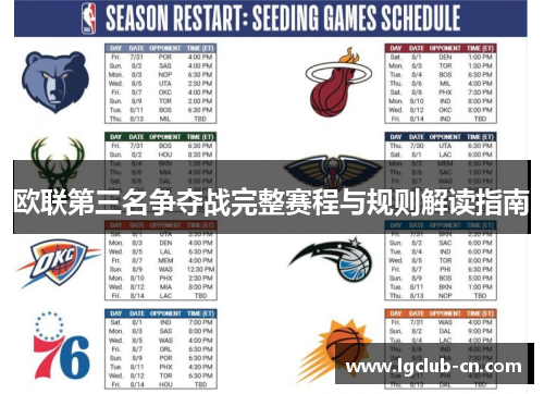 欧联第三名争夺战完整赛程与规则解读指南 欧联第三名争夺战完整赛程与规则解读指南