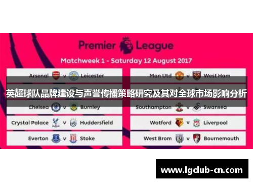 英超球队品牌建设与声誉传播策略研究及其对全球市场影响分析